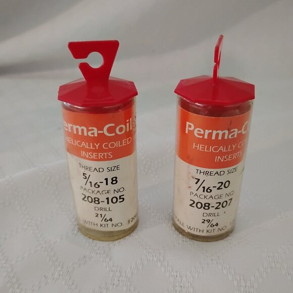 Lot Of 2 Packages Of Helically Coiled Inserts - Picture 1 of 5